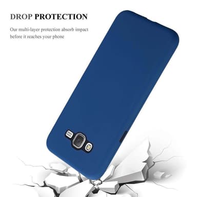 Samsung Galaxy J7 2015 Suojakuori Kotelo (Sininen)