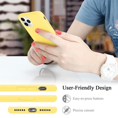 iPhone 11 PRO Suojakuori Kotelo Case (Keltainen)