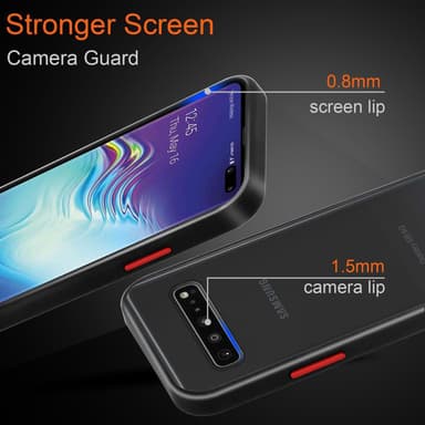 Samsung Galaxy S10 4G Suojakuori Kotelo (Läpinäkyvä)