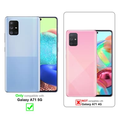 Samsung Galaxy A71 5G Suojakuori Kotelo (harmaa)
