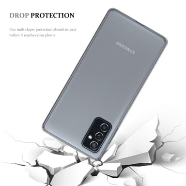 Samsung Galaxy M52 5G Suojakuori Kotelo (Läpinäkyvä)