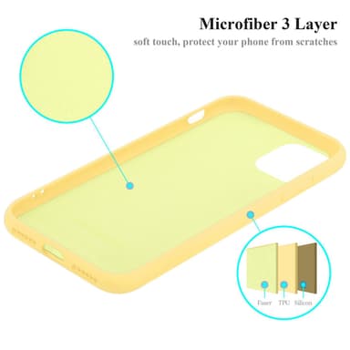 iPhone 11 PRO Suojakuori Kotelo Case (Keltainen)