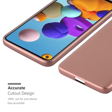 Samsung Galaxy A21s Suojakuori Kotelo (Vaaleanpunainen)