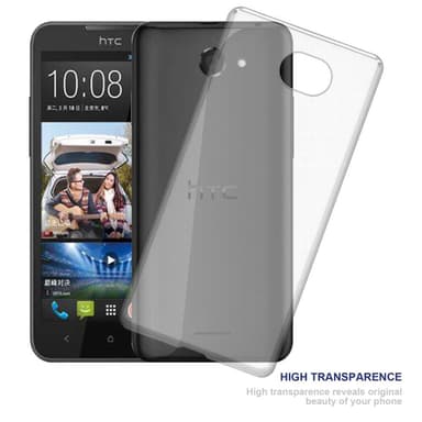HTC Desire 316 / 516 Suojakuori Kotelo (Läpinäkyvä)