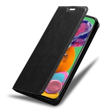 Samsung Galaxy A90 5G Suojakuori Lompakkokotelo (Musta)