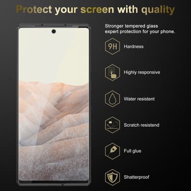 Google PIXEL 6 PRO Näytönsuoja Karkaistu lasi