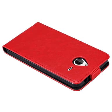 Nokia Lumia 640 XL Suojakuori Lompakkokotelo (Punainen)