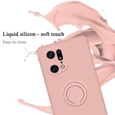 Oppo FIND X5 PRO Suojakuori Kotelo (Vaaleanpunainen)