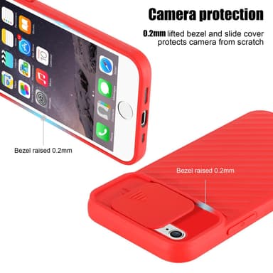 iPhone 6 / 6S Case Suojakuori Cover (Vaaleanpunainen)