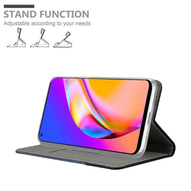 Oppo A94 5G Suojakuori Lompakkokotelo (Sininen)
