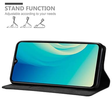 ZTE Blade A7 2020 Suojakuori Lompakkokotelo (Musta)