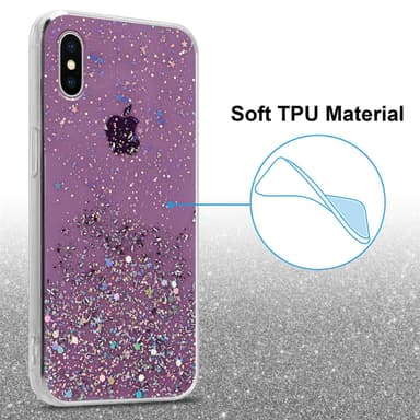iPhone X / XS Suojakuori Kotelo (Violetti)
