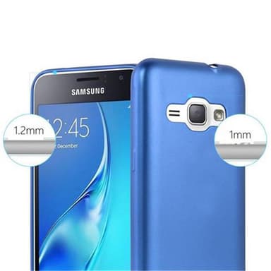 Samsung Galaxy J1 2015 Suojakuori Kotelo (Sininen)