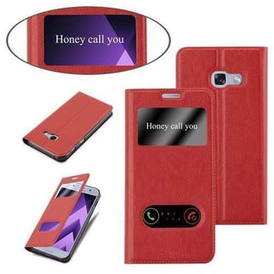 Lompakkokotelo Samsung Galaxy A5 2017 Case (Punainen)