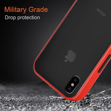 iPhone X / XS Suojakuori Kotelo (Läpinäkyvä)