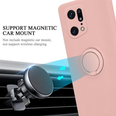 Oppo FIND X5 PRO Suojakuori Kotelo (Vaaleanpunainen)