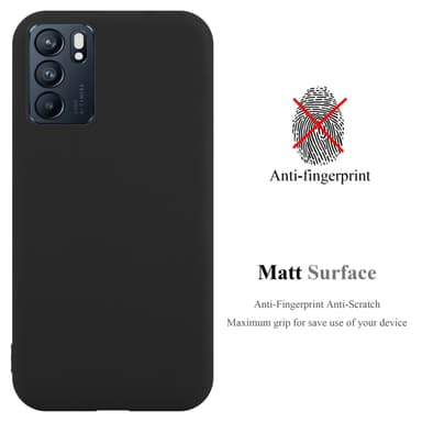Suojakuori Oppo Reno6 5G Kotelo (Musta)