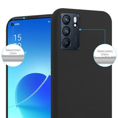 Suojakuori Oppo Reno6 5G Kotelo (Musta)