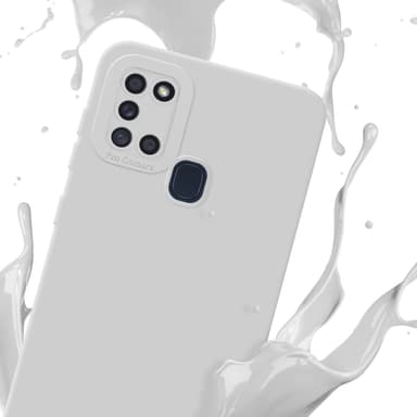 Samsung Galaxy A21s Suojakuori Kotelo (Valkoinen)