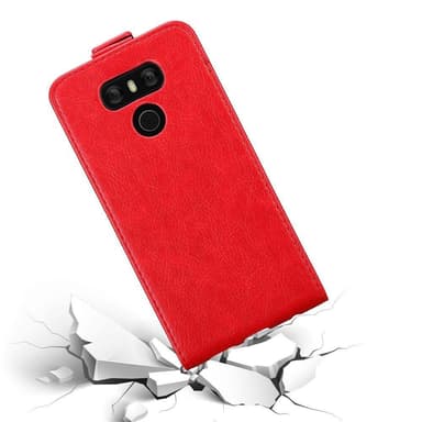 LG G6 Suojakuori Lompakkokotelo (Punainen)