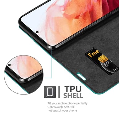 Samsung Galaxy S21 5G Suojakuori Lompakkokotelo