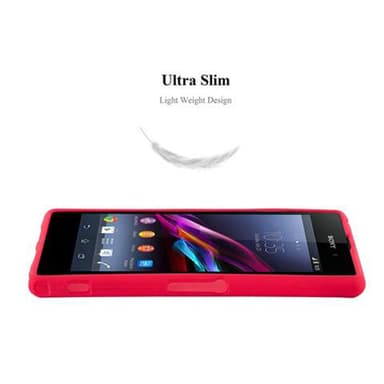 Suojakuori Sony Xperia Z1 COMPACT Kotelo (Punainen)