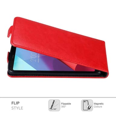 LG G6 Suojakuori Lompakkokotelo (Punainen)