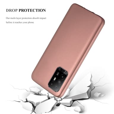 Oppo A94 5G Suojakuori Kotelo (Vaaleanpunainen)