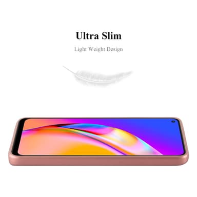Oppo A94 5G Suojakuori Kotelo (Vaaleanpunainen)
