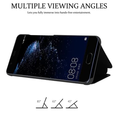 Suojakuori Huawei P10 PLUS Lompakkokotelo (Musta)