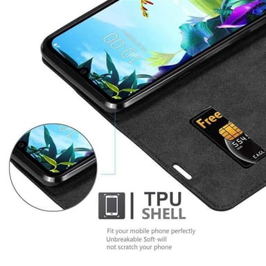 LG K40S Suojakuori Lompakkokotelo (Musta)