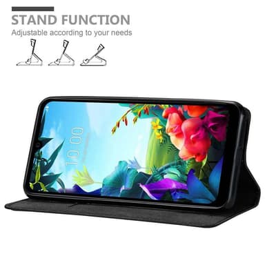LG K40S Suojakuori Lompakkokotelo (Musta)