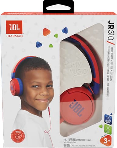 JBL Jr. 310 on-ear kuulokkeet (punainen)