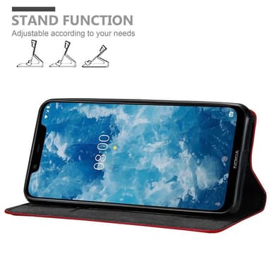 Nokia 7.1 PLUS / X7 Suojakuori Lompakkokotelo