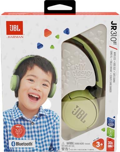 JBL Jr. 310BT langattomat on-ear kuulokkeet (vihreä)