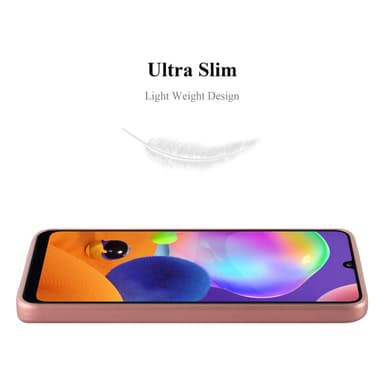 Samsung Galaxy A31 Suojakuori Kotelo (Vaaleanpunainen)