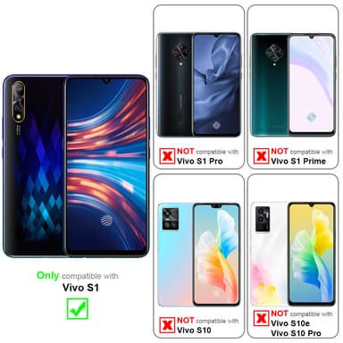 Vivo S1 Suojakalvo Karkaistu lasi Näytönsuoja