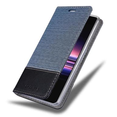 Sony Xperia 5 Suojakuori Lompakkokotelo (Sininen)