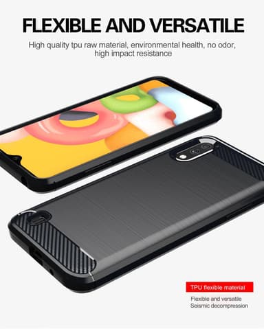 Suojakuori Samsung Galaxy A01 Kotelo (Musta)