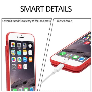 Suojakuori iPhone 6 / 6S Kotelo (Punainen)