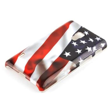 LG OPTIMUS L7 II Suojakuori Case Cover (Punainen)