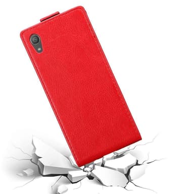 Sony Xperia XA1 Suojakuori Lompakkokotelo (Punainen)