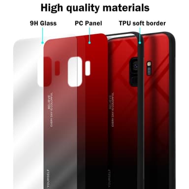 Suojakuori Samsung Galaxy S9 Kotelo (Musta)