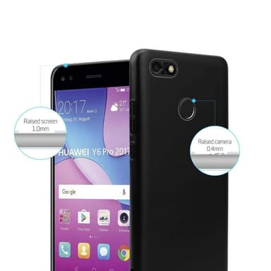Huawei Y6 PRO 2017 Suojakuori Kotelo Cover (Musta)