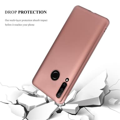 Huawei P30 LITE Suojakuori Kotelo (Vaaleanpunainen)