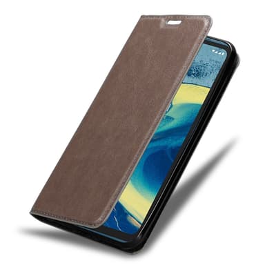 Nokia XR20 Suojakuori Lompakkokotelo (Ruskea)