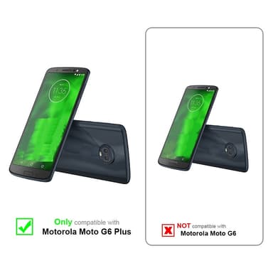 Motorola MOTO G6 PLUS Suojakuori Universaali (Musta)