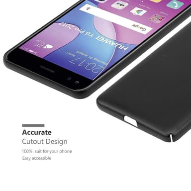 Huawei Y6 PRO 2017 Suojakuori Kotelo Cover (Musta)