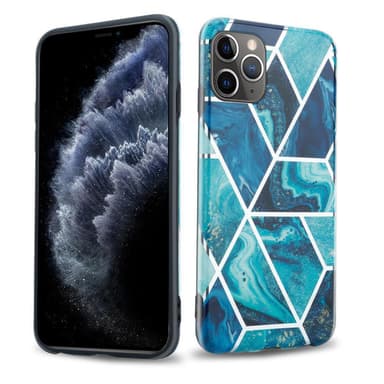 iPhone 11 PRO Suojakuori Lompakkokotelo (Sininen)