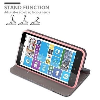 Nokia Lumia 1320 Suojakuori Lompakkokotelo (harmaa)